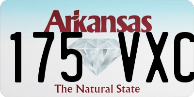 AR license plate 175VXC