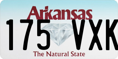 AR license plate 175VXK