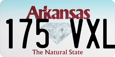 AR license plate 175VXL
