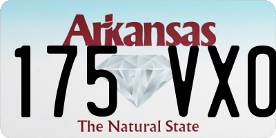 AR license plate 175VXO