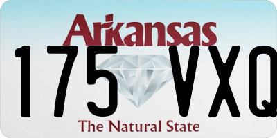 AR license plate 175VXQ