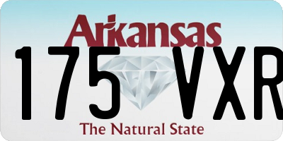 AR license plate 175VXR