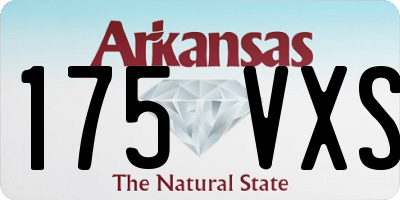 AR license plate 175VXS