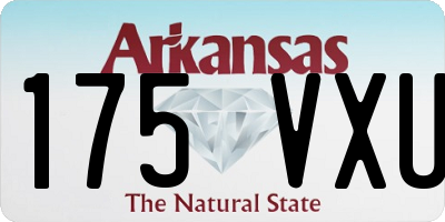 AR license plate 175VXU