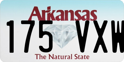 AR license plate 175VXW
