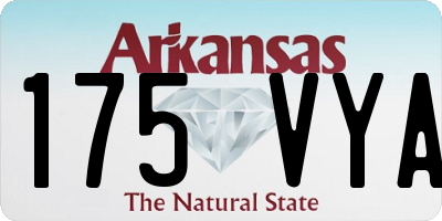 AR license plate 175VYA