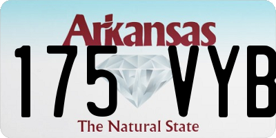 AR license plate 175VYB