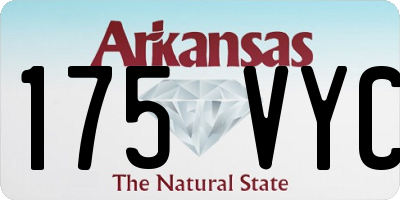 AR license plate 175VYC