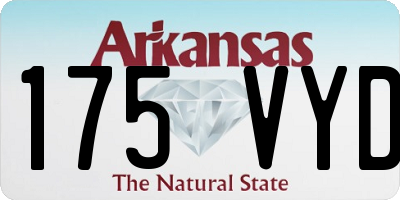 AR license plate 175VYD