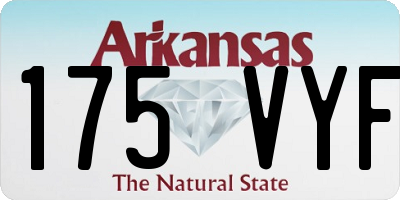 AR license plate 175VYF