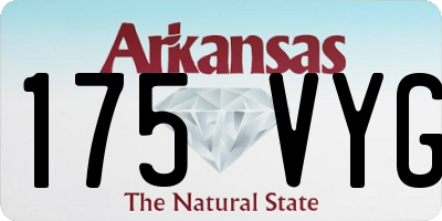 AR license plate 175VYG