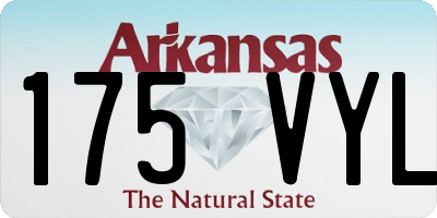 AR license plate 175VYL
