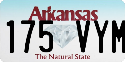 AR license plate 175VYM