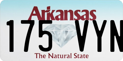 AR license plate 175VYN