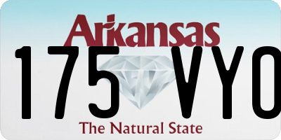 AR license plate 175VYO
