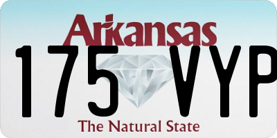 AR license plate 175VYP