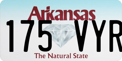 AR license plate 175VYR