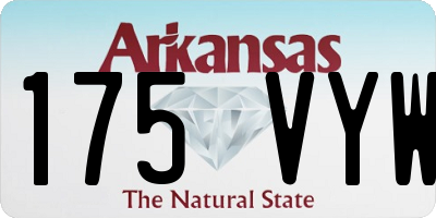 AR license plate 175VYW