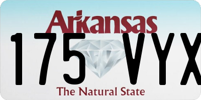 AR license plate 175VYX