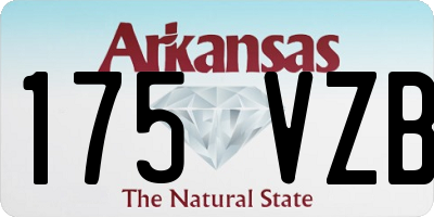 AR license plate 175VZB