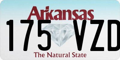 AR license plate 175VZD
