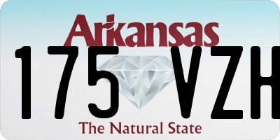 AR license plate 175VZH