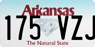 AR license plate 175VZJ