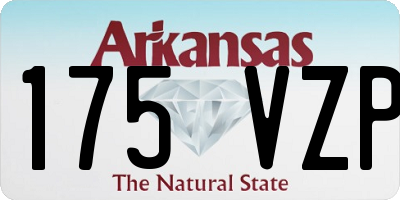 AR license plate 175VZP