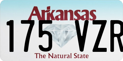 AR license plate 175VZR