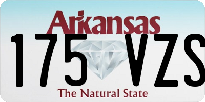 AR license plate 175VZS