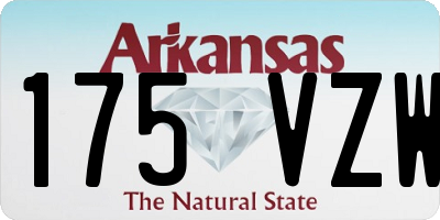 AR license plate 175VZW
