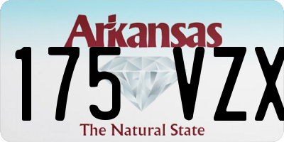 AR license plate 175VZX