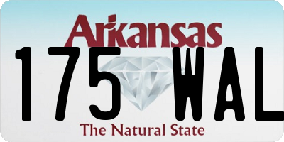 AR license plate 175WAL