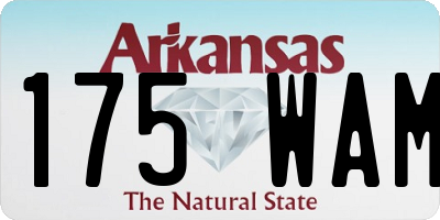 AR license plate 175WAM