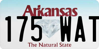 AR license plate 175WAT