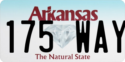 AR license plate 175WAY
