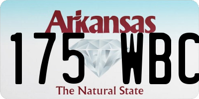 AR license plate 175WBC