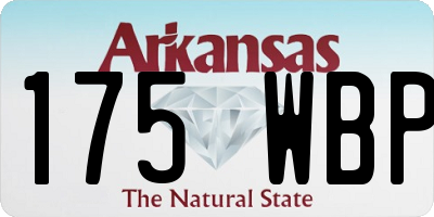 AR license plate 175WBP