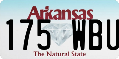 AR license plate 175WBU