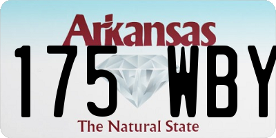 AR license plate 175WBY