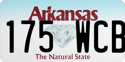 AR license plate 175WCB