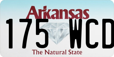 AR license plate 175WCD