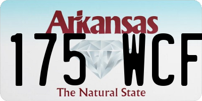 AR license plate 175WCF