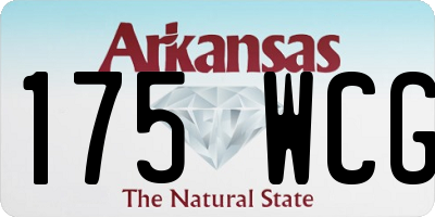 AR license plate 175WCG