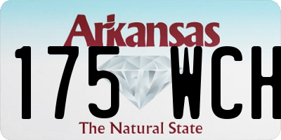 AR license plate 175WCH