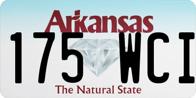 AR license plate 175WCI