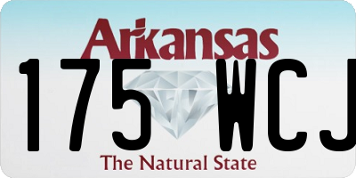 AR license plate 175WCJ
