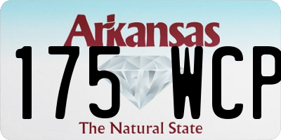 AR license plate 175WCP
