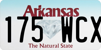 AR license plate 175WCX