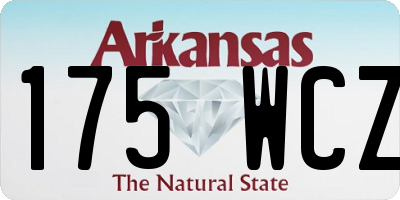 AR license plate 175WCZ